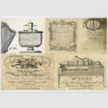 ミュージカル機器の広告の切り離し紙