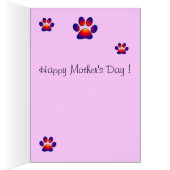 ミュージカル母の日キャット、ピンクの明るい赤紫色白 (内側 (右))