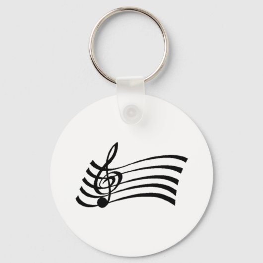 ミュージカル注記 キーホルダー (正面)