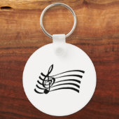 ミュージカル注記 キーホルダー (正面)