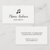 ミュージカル注記 名刺 (正面/裏面)