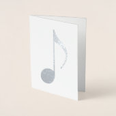 ミュージカル注記 箔カード (正面)