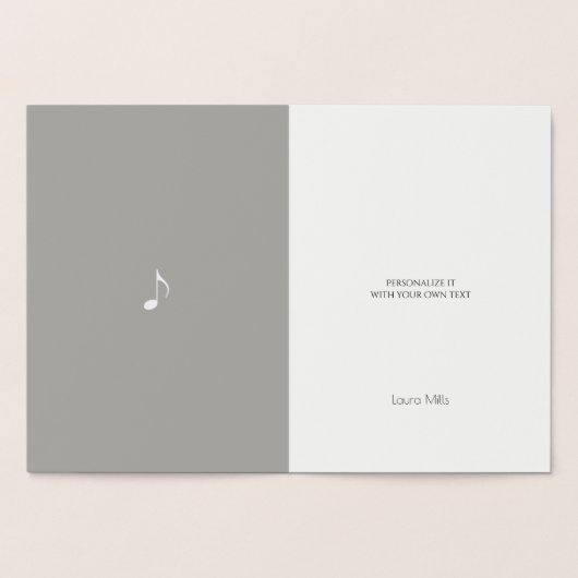 ミュージカル注記 箔カード (内部)