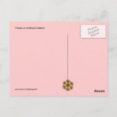 ミュージカル猫赤と白、 ポストカード (裏面)