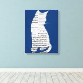 ミュージカル猫 キャンバスプリント (インサイチュ (ウッドフロア))