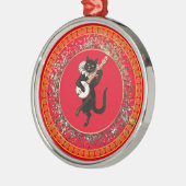 ミュージカル猫 メタルオーナメント (左)