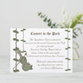 ミュージカル自然/バイオリン 招待状 (スタンド正面)