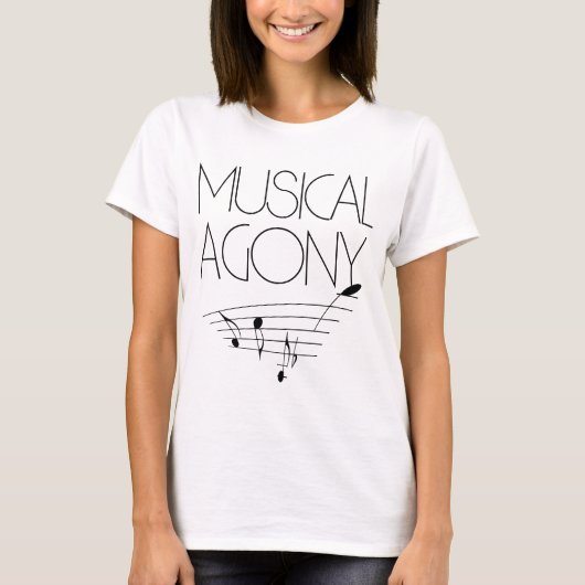 ミュージカル苦痛 Tシャツ (正面)