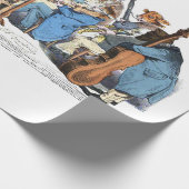 ミュージカル言語動物ファームオーケストラ誕生日Tj ラッピングペーパー (角)