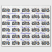 ミュージカル言語動物農楽団誕生日 ラッピングペーパー (フラット)