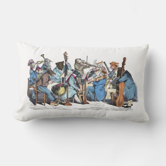 ミュージカル言語動物農楽団 ランバークッション (正面)