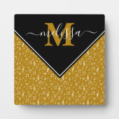 ミュージカル記号プラパーソナライズされたーク フォトプラーク (正面)