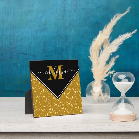 ミュージカル記号プラパーソナライズされたーク フォトプラーク (インサイチュ)