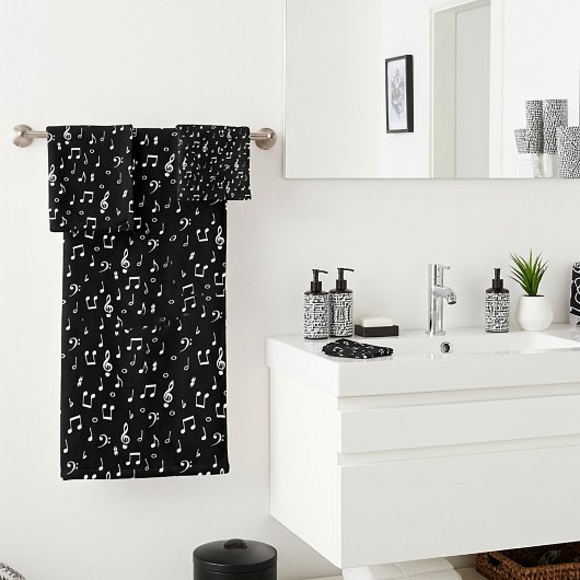 ミュージカル記号 バスタオルセット