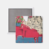 ミュージカル誕生日子猫 マグネット (正面/裏面)