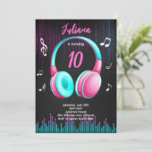 ミュージカル誕生日招待状 招待状 (スタンド正面)