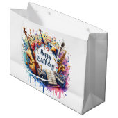 ミュージカル誕生日 ラージペーパーバッグ (正面アングル)