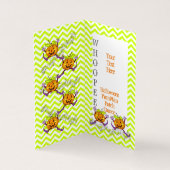 ミュージカル踊りハロウィンカボチャ教室カード (内部)