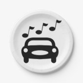 ミュージカル車 ペーパープレート (正面)