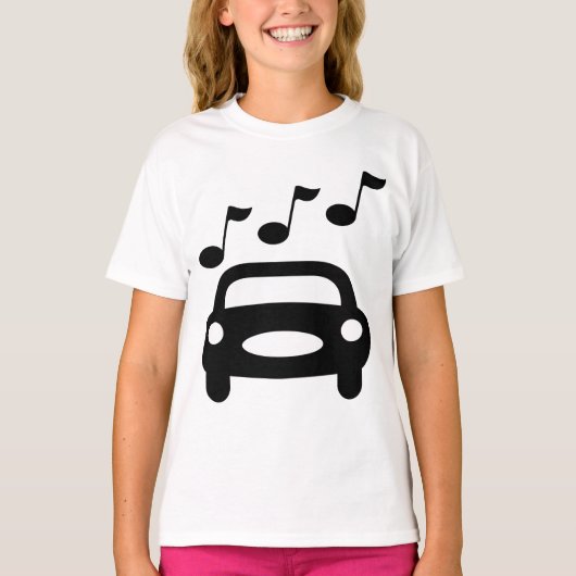 ミュージカル車 Tシャツ (正面)