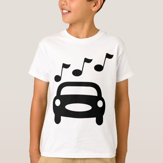 ミュージカル車 Tシャツ (正面)