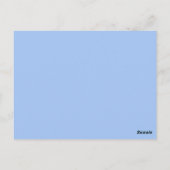 ミュージカル雪はがき ポストカード (裏面)