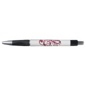 ミュージカル高音クレフ、 音符記号の音符と桜の花 ボールペン (正面)