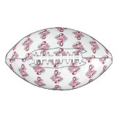 ミュージカル高音クレフ、 音符記号ノートと桜花 アメリカンフットボール (正面)