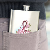 ミュージカル高音クレフ、 音符記号ノートと桜花 フラスク (インサイチュ)