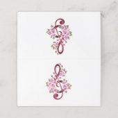 ミュージカル高音クレフ、 音符記号ノートと桜花 ロイヤリティカード (外部開封)