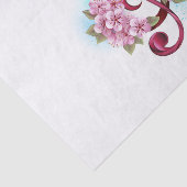 ミュージカル高音クレフ、 音符記号ノートと桜花 薄葉紙 (詳細)