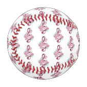 ミュージカル高音クレフ、 音符記号ノートと桜花 野球ボール (正面左)