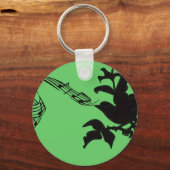 ミュージカル鳥の色の変更 キーホルダー (正面)