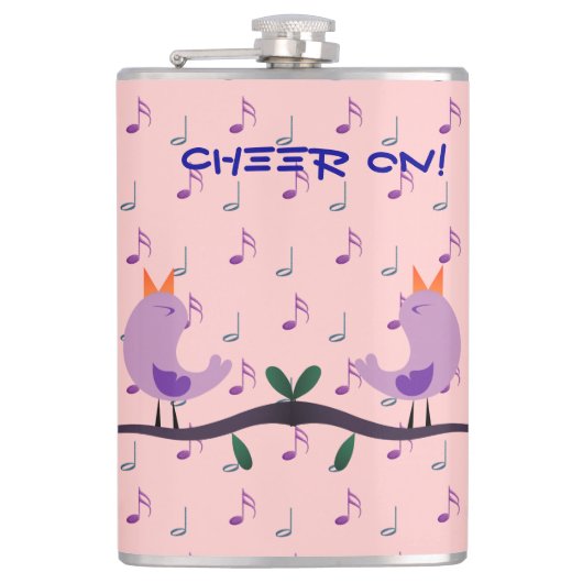 ミュージカル鳥 フラスク (正面)