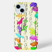 ミュージカル鳥iPhoneケース Case-Mate iPhoneケース (裏面)