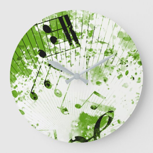 ミュージカル アトモスフィア 7 ラージ壁時計 (正面)