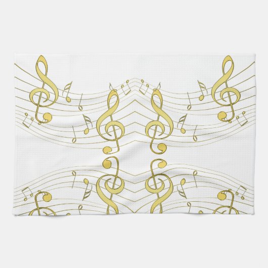 ミュージカル キッチンタオル (横)