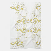 ミュージカル キッチンタオル (縦)