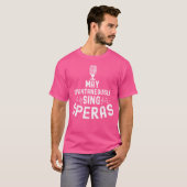 ミュージカル クワイア オペラ シンガー Tシャツ (正面フル)