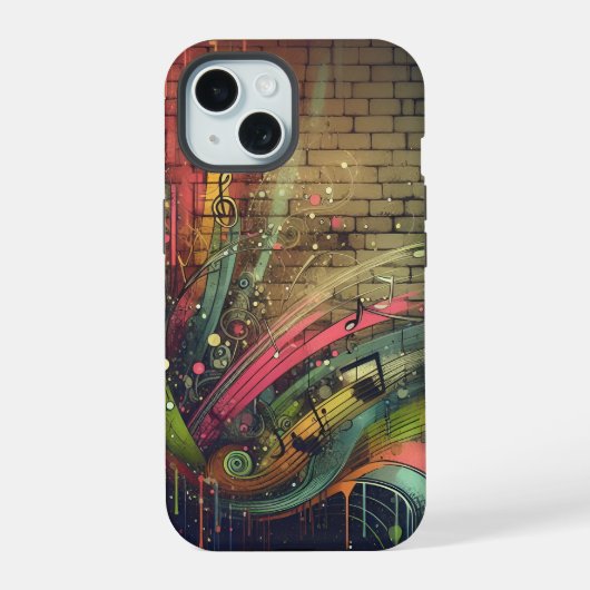 ミュージカル・グラフィティ iPhone 15ケース (裏面)