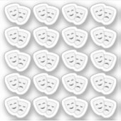 ミュージカル ドラマ コメディ トラジディ マスク シアター プランナー シール (正面)