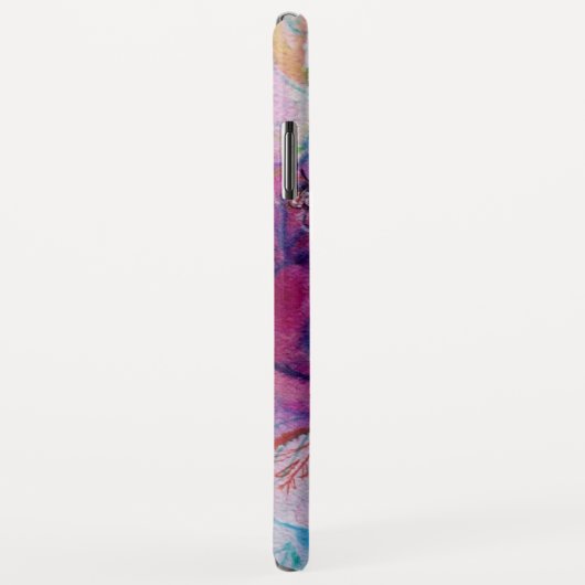 ミュージカル ピンクのピエロとフクロウの音楽ノート Case-Mate iPhoneケース (裏面/右)