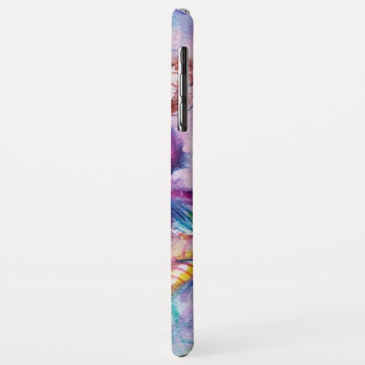 ミュージカル ピンクのピエロとフクロウの音楽ノート Case-Mate iPhoneケース (裏面/左)