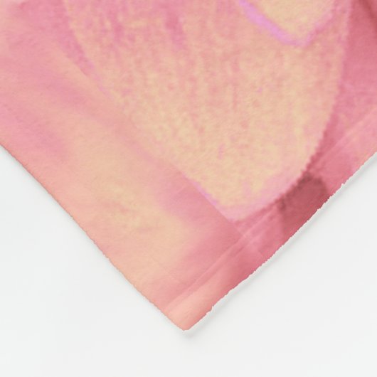 ミュージカル ピンクのピエロとフクロウ フリースブランケット (角)