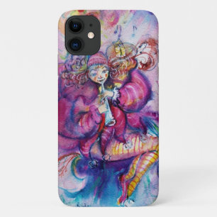 ミュージカル ピンクのピエロとフクロウ iPhone 11 ケース