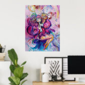 ミュージカル ピンクのピエロ ポスター (ホームオフィス)