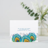 ミュージカル ペコックの羽根 返信はがき 出欠カード (スタンド正面)