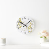 ミュージカル ラウンド壁時計 (ホーム)