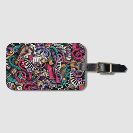 ミュージカル ラゲッジタグ (正面横)