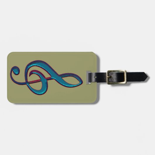 ミュージカル ラゲッジタグ (正面横)